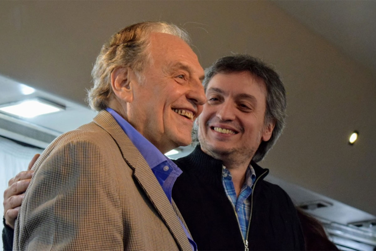Máximo Kirchner y Carlos Heller coincidieron en la necesidad de una unidad «muy amplia y sólida»