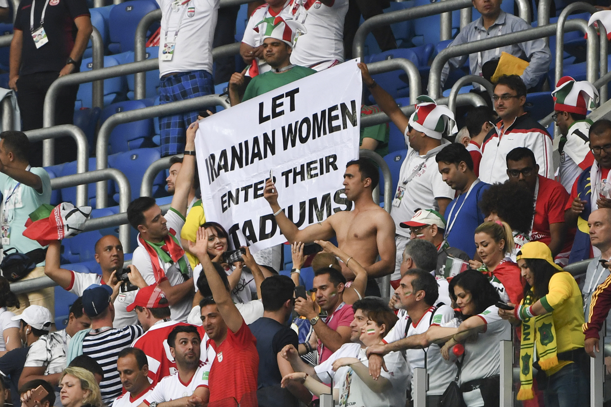 Irán perdió, pero sus mujeres triunfaron en Teherán