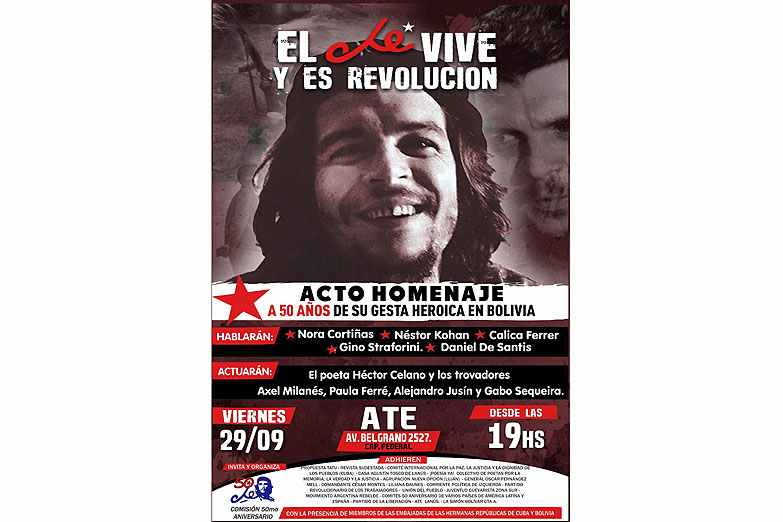 Homenaje al Che en ATE