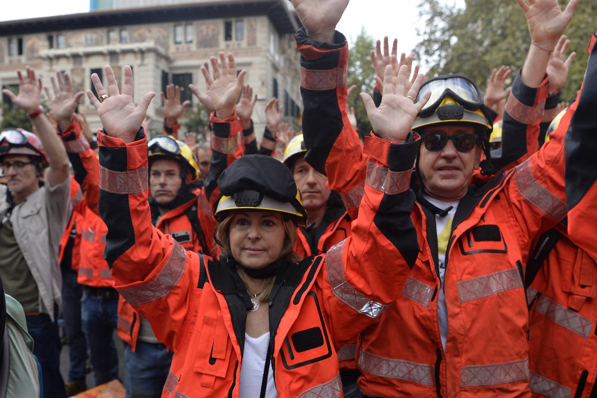 Paro general y manifestaciones masivas en Cataluña contra la represión