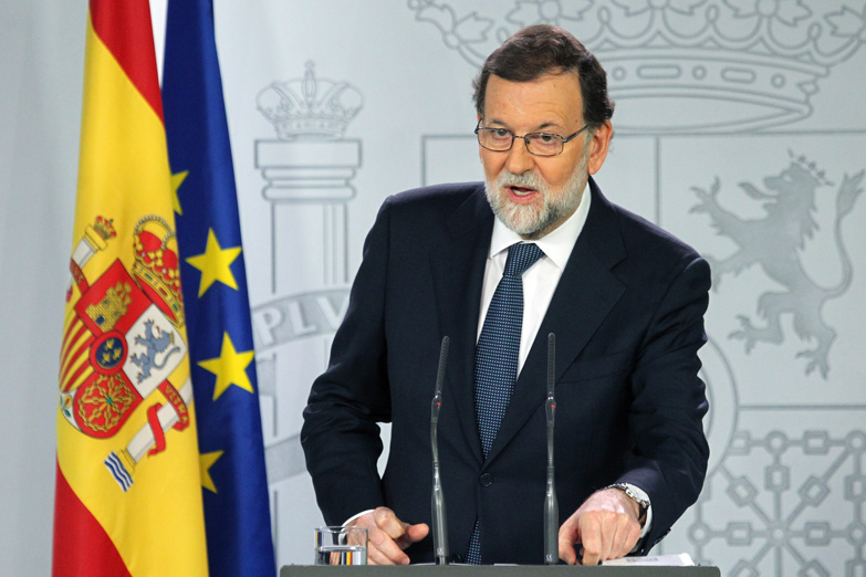 Rajoy apuró al gobierno catalán y amenazó con la intervención de la región