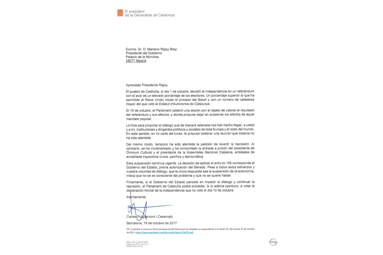 Fuerte apoyo de Europa a Rajoy, que está cada vez más lejos de dialogar