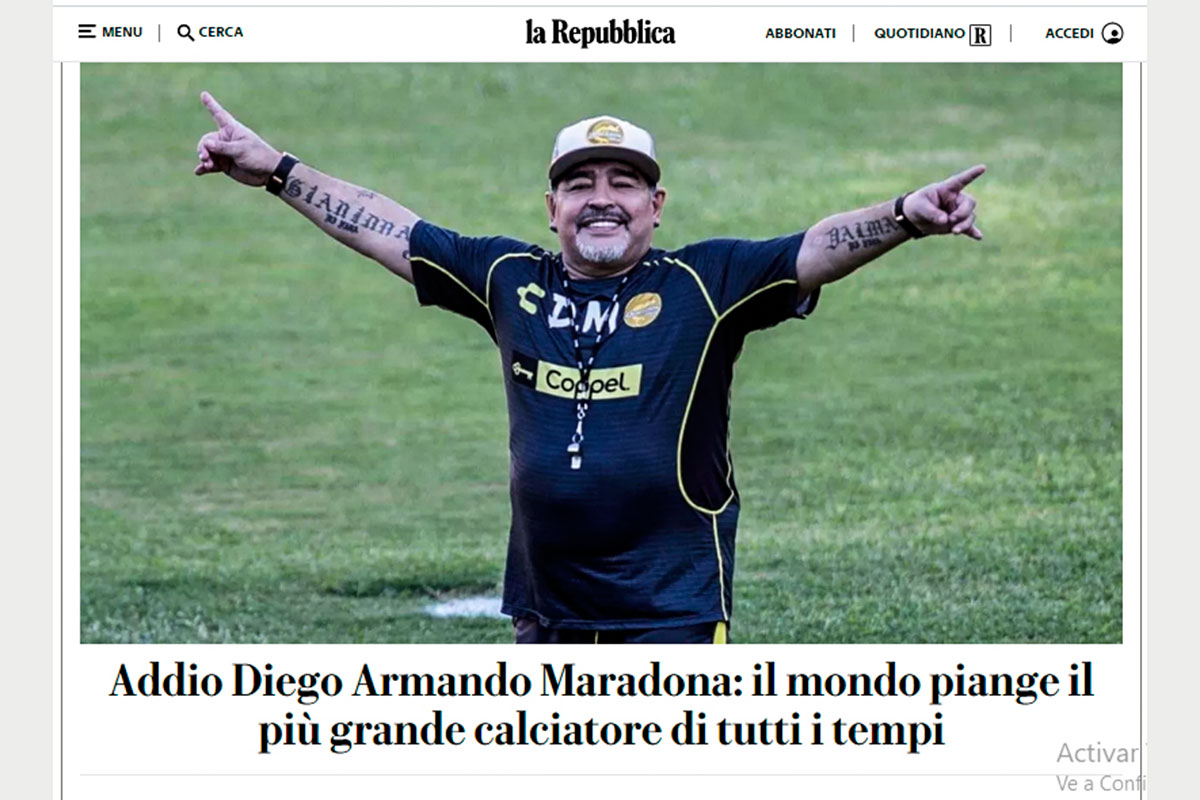 La conmoción global que generó la triste noticia