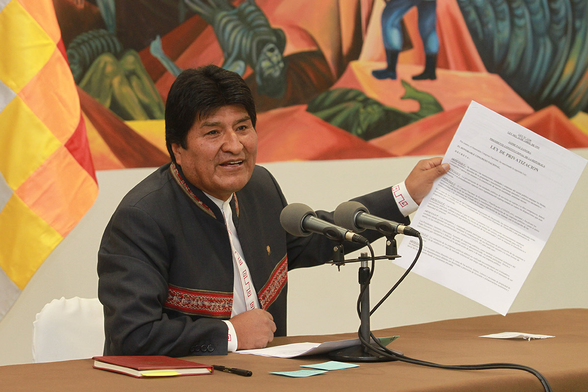 Evo Morales confirmó su victoria en primera vuelta