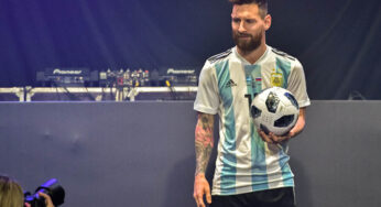 Messi se mostró feliz por el triunfo de la Argentina