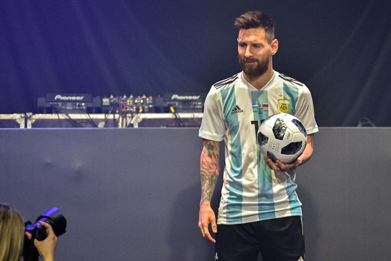 Messi se mostró feliz por el triunfo de la Argentina