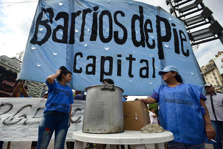 Jornada de protesta por la Ley de emergencia alimentaria