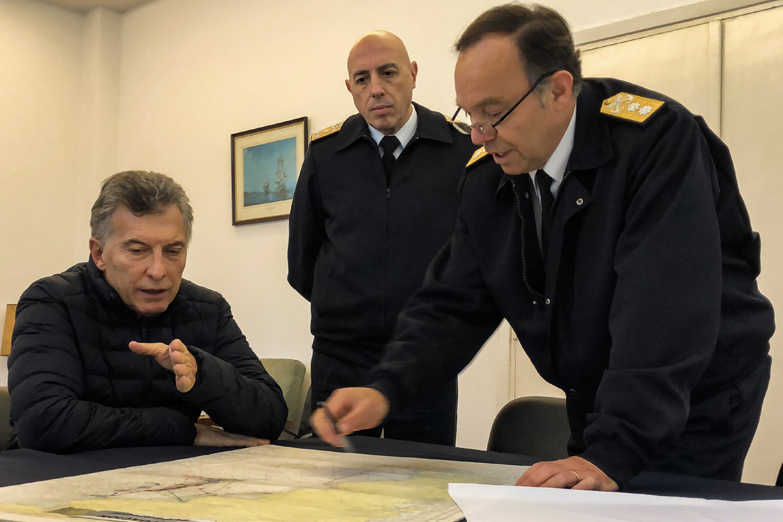 Macri espera que la Marina pague el costo de la crisis por la desaparición del submarino