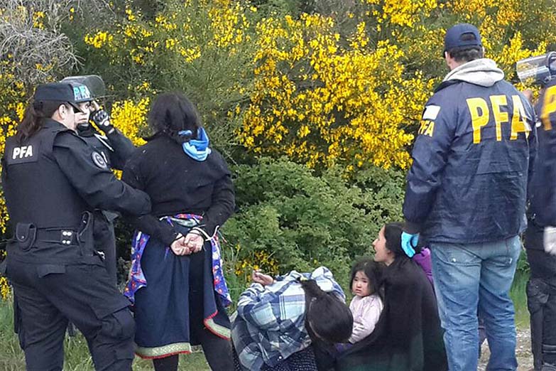 Doce provincias pidieron el cese de la represión a la comunidad mapuche