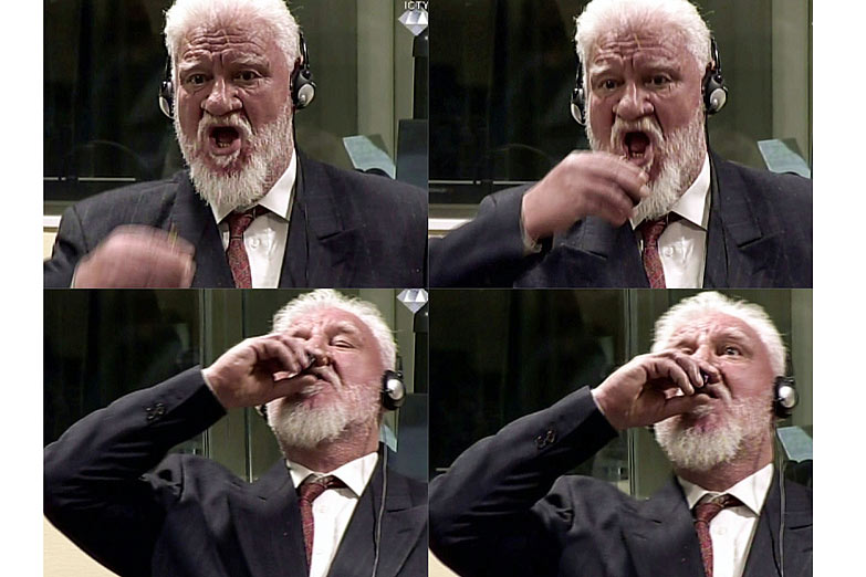 Un criminal de guerra se suicidó mientras le confirmaban su sentencia en La Haya