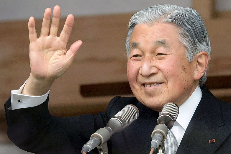 El emperador Akihito dejará el trono en Japón