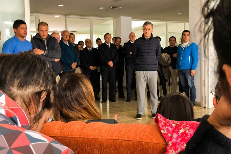 ARA San Juan: Macri pidió «bajar la ansiedad» y «respetar los tiempos de los familiares»