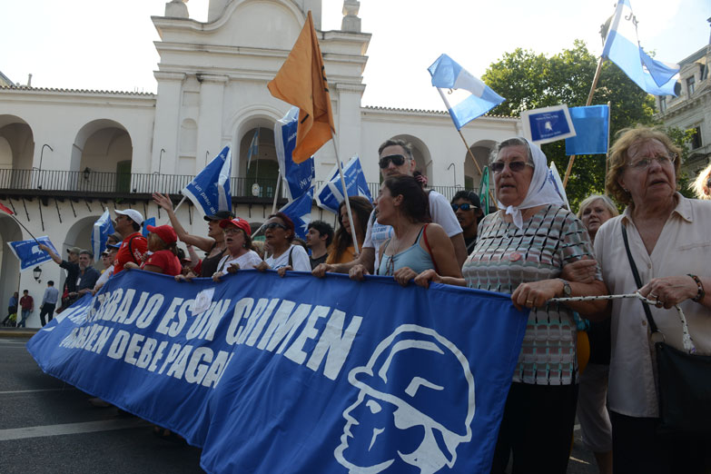 Finalizó la Marcha de la Resistencia contra el gobierno de Macri
