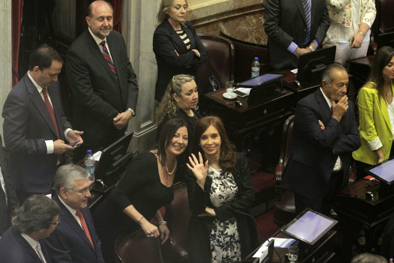 Con ocho miembros, CFK formó su bloque en el Senado