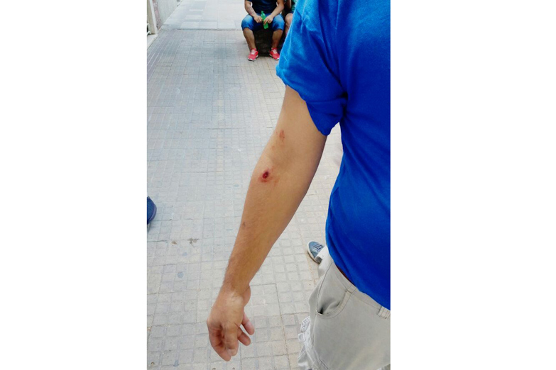 La Plata: Caballería salió a la calle para reprimir frente a la Legislatura