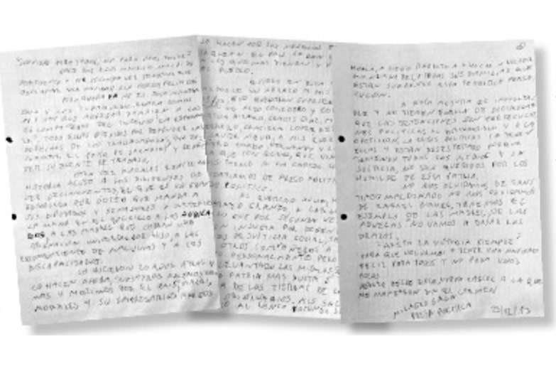 Carta de Milagro por una Navidad sin presos políticos