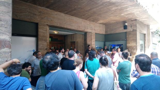 El vicedirector de Radio Nacional filmó la asamblea de los trabajadores