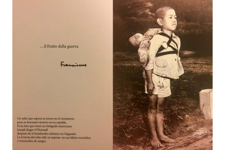 «Il frutto della guerra», la historia de la foto elegida por el papa Francisco