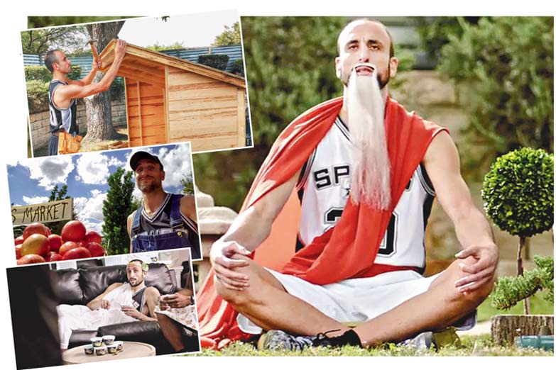 De carpintero a maestro zen, las otras caras de Manu Ginóbili en la NBA
