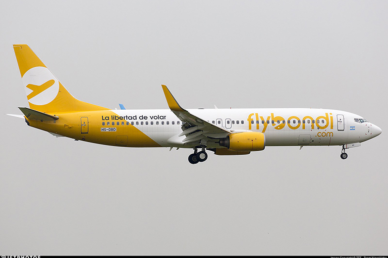 Suspendieron un vuelo de Flybondi por una falla técnica