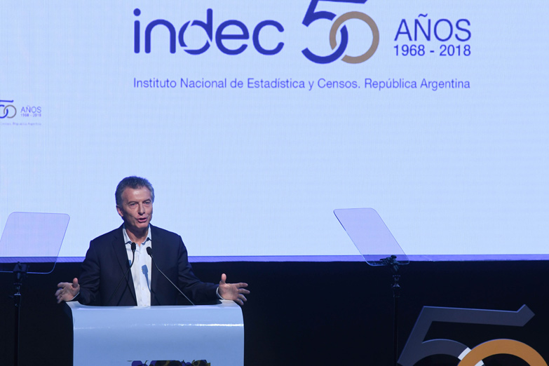 Macri dijo que el Indec es un símbolo del «sí se puede»