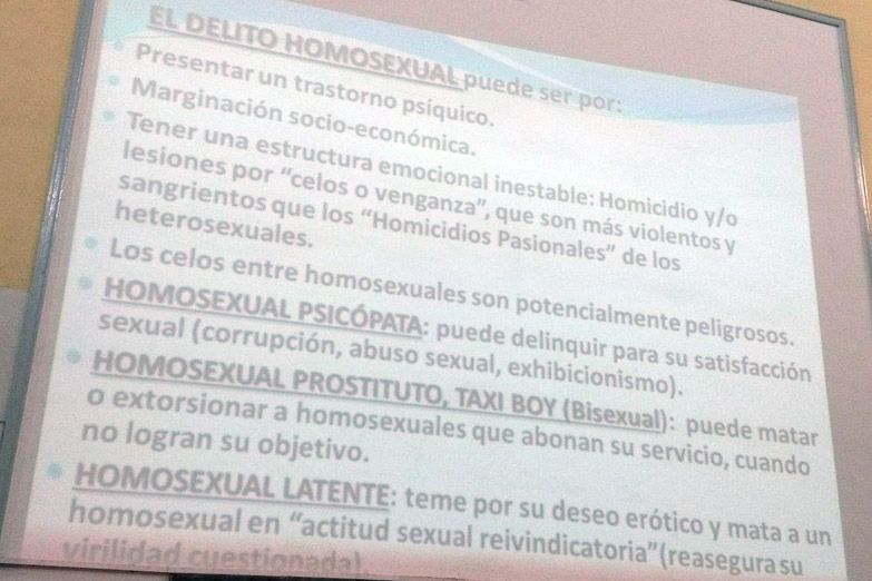 En una cátedra de Medicina de la UBA enseñan homofobia