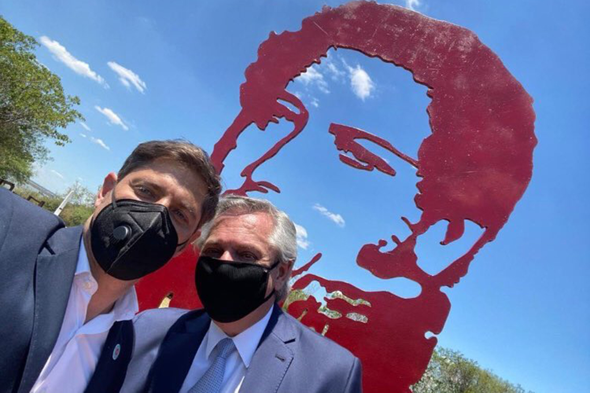 Kicillof, Guzmán, De Pedro y gobernadores saludaron al Presidente por su cumpleaños 62