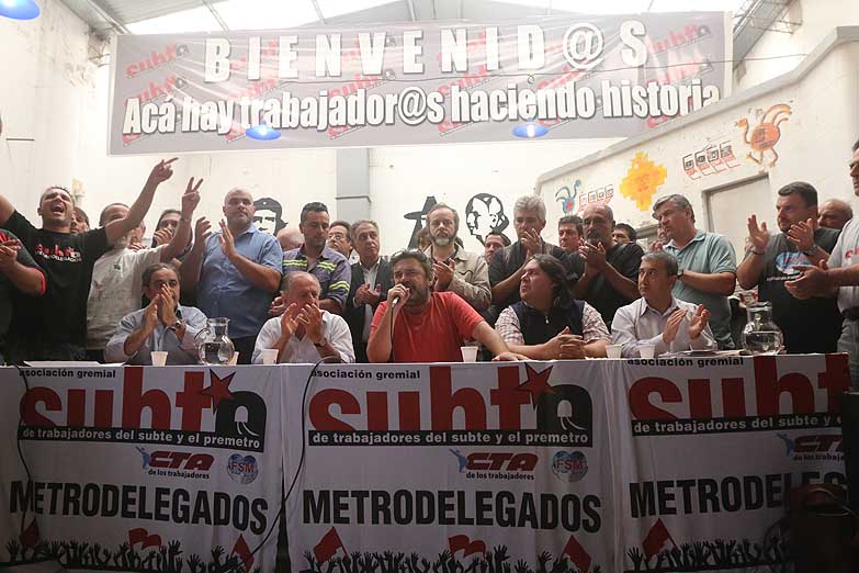 Los metrodelegados irán a la CIDH y a la OIT para reclamar su personería gremial