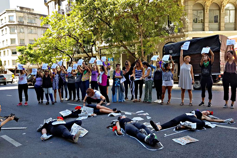 Télam quiere sancionar trabajadoras por una protesta durante la jornada del 8M