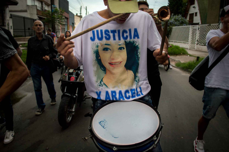 Marcha por justicia, a un año del asesinato de Araceli Fulles