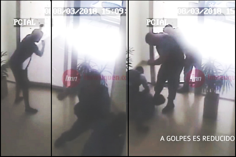 Separan a tres policías por brutal golpiza a un joven en Neuquén