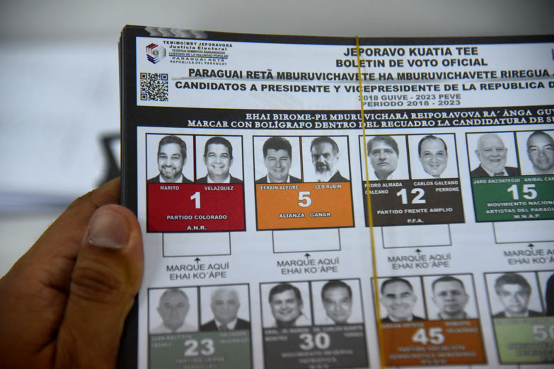 Paraguay: atraen más las listas que los candidatos a presidente