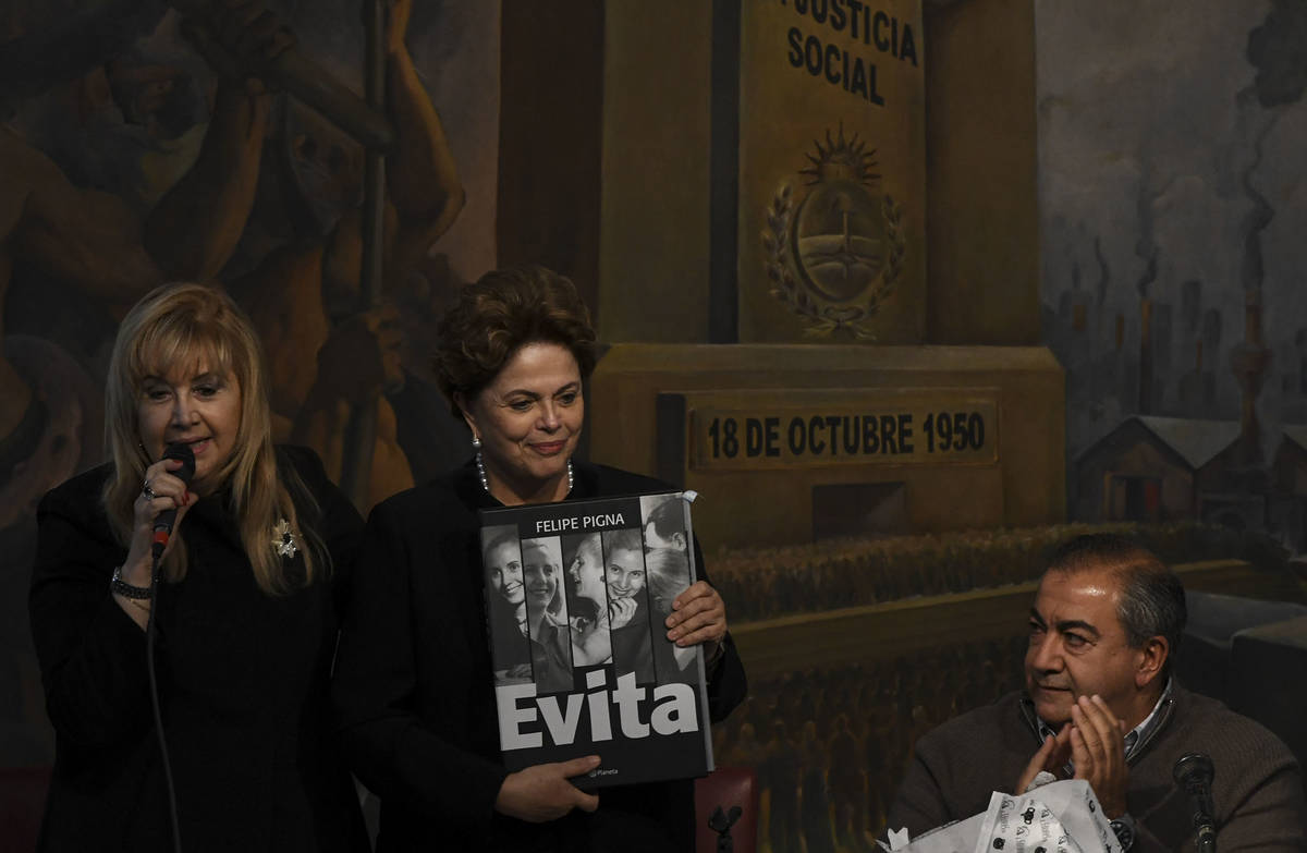 La CGT, con Dilma, festejó la jornada con críticas a la reforma laboral