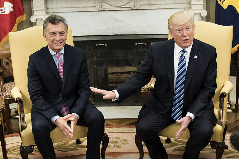 Macri recibió el apoyo de Trump a las negociaciones con el Fondo
