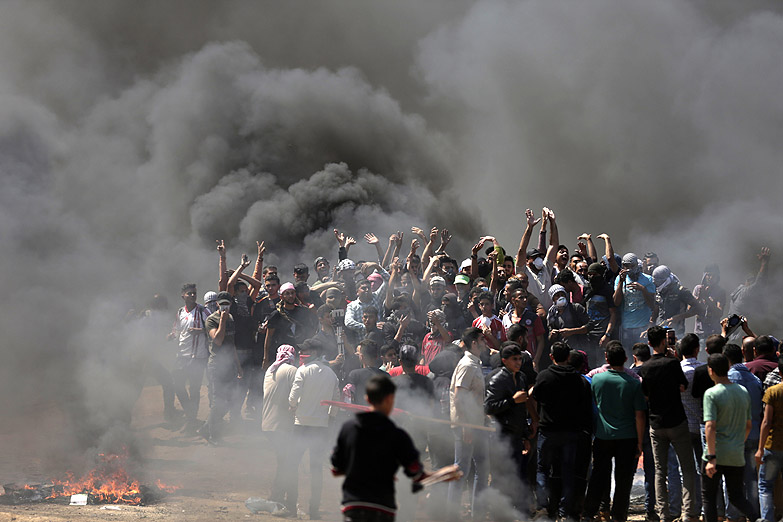 Protestas y huelga de palestinos a 70 años de la creación del Estado de Israel