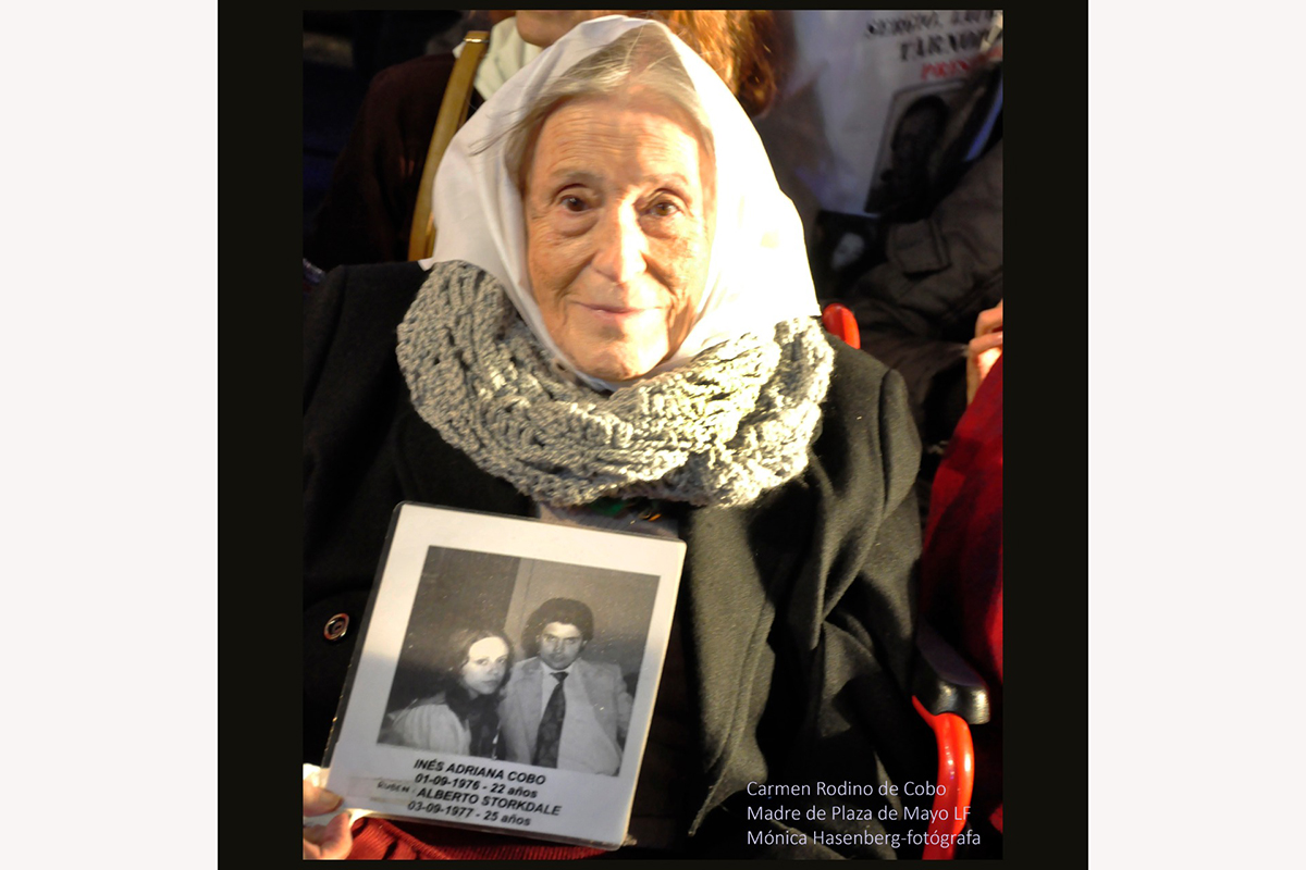 Murió la Abuela de Plaza de Mayo, Carmen Cobo