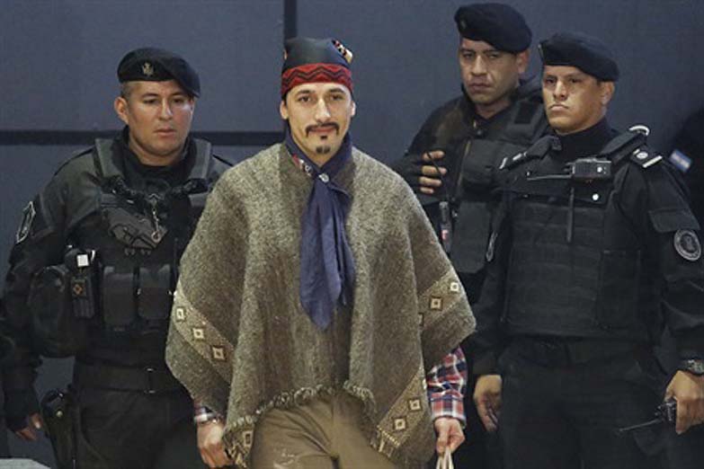 Extraditaron a Chile el líder mapuche Facundo Jones Huala