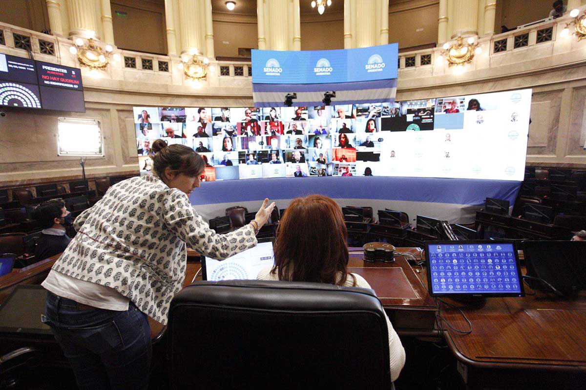 El Senado presidido por CFK será la primera cámara en volver a sesionar