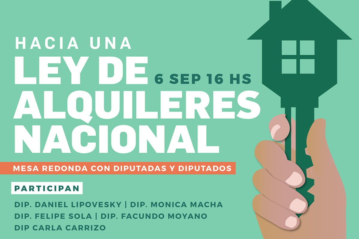 Charla entre diputados y diputadas sobre una posible ley de alquileres