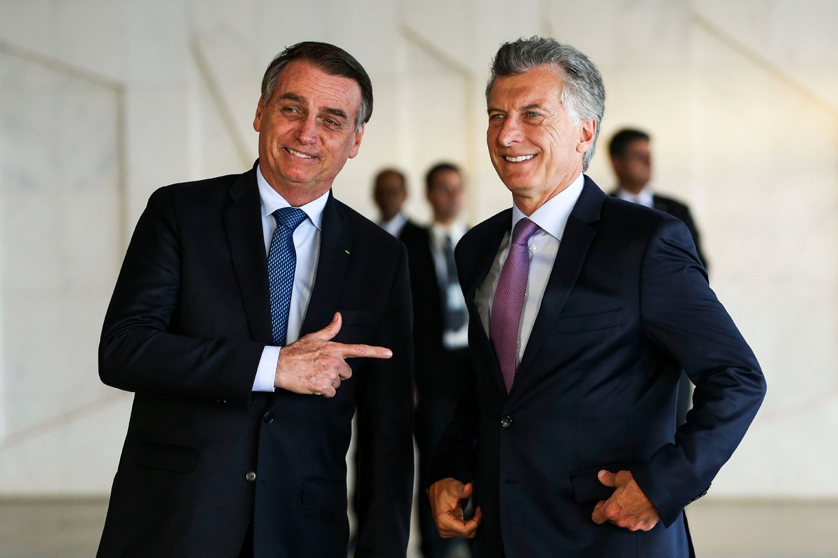 Bolsonaro viene por primera vez al país a reunirse con Macri