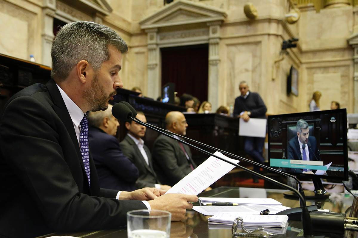 Marcos Peña presenta el primer informe de gestión del año ante Diputados