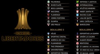 La Conmebol sorteó los grupos de la Copa Libertadores y la Copa Sudamericana