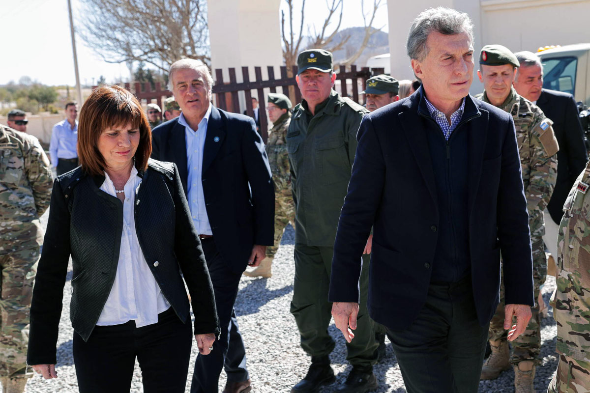 Jujuy: Macri lanzó el primer operativo de Fuerzas Armadas en seguridad interior
