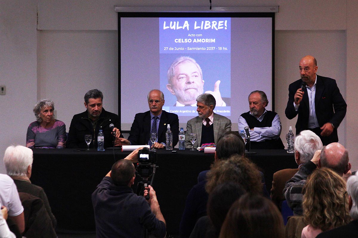 Amorim: «Intentan evitar que Lula sea candidato porque si lo es, gana»