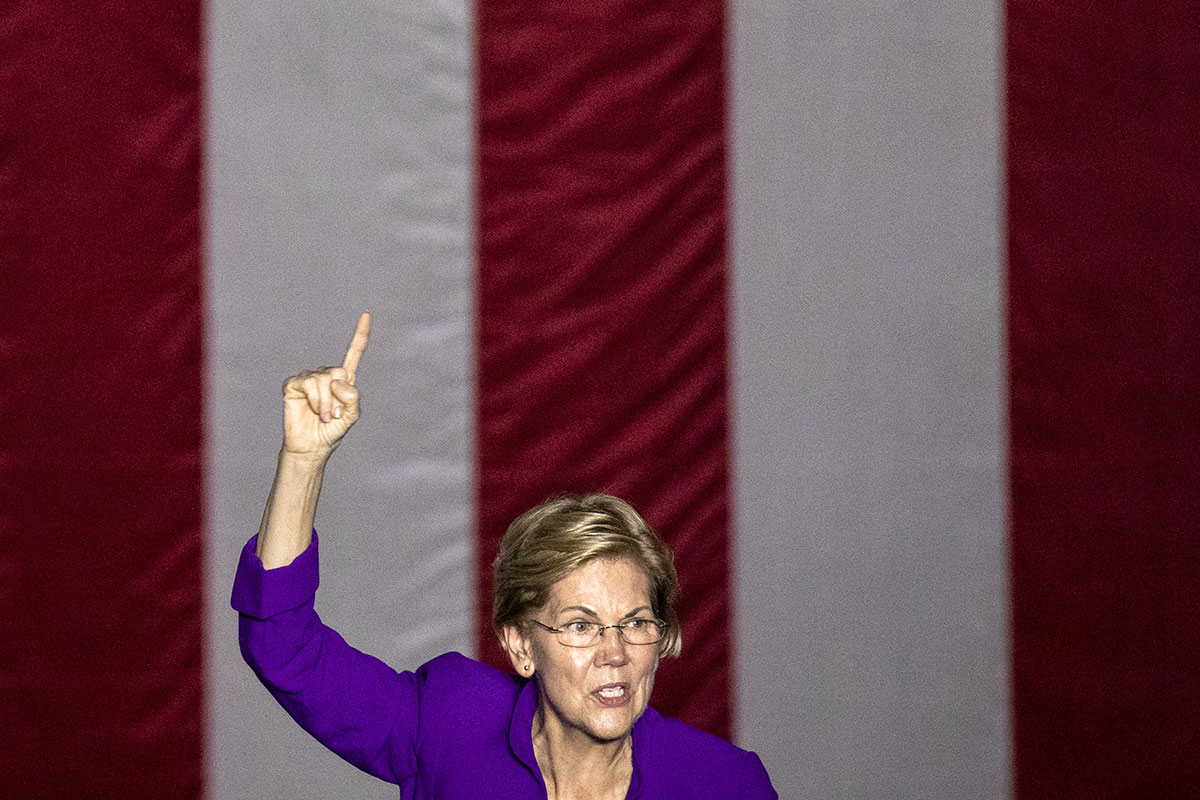 La ley antimonopolio enfrenta al dueño de Facebook y a una senadora de izquierda que aspira a la presidencia de EEUU