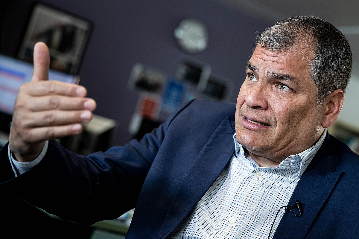 Rafael Correa: «Alberto es una gran esperanza, y más con Cristina como vice»