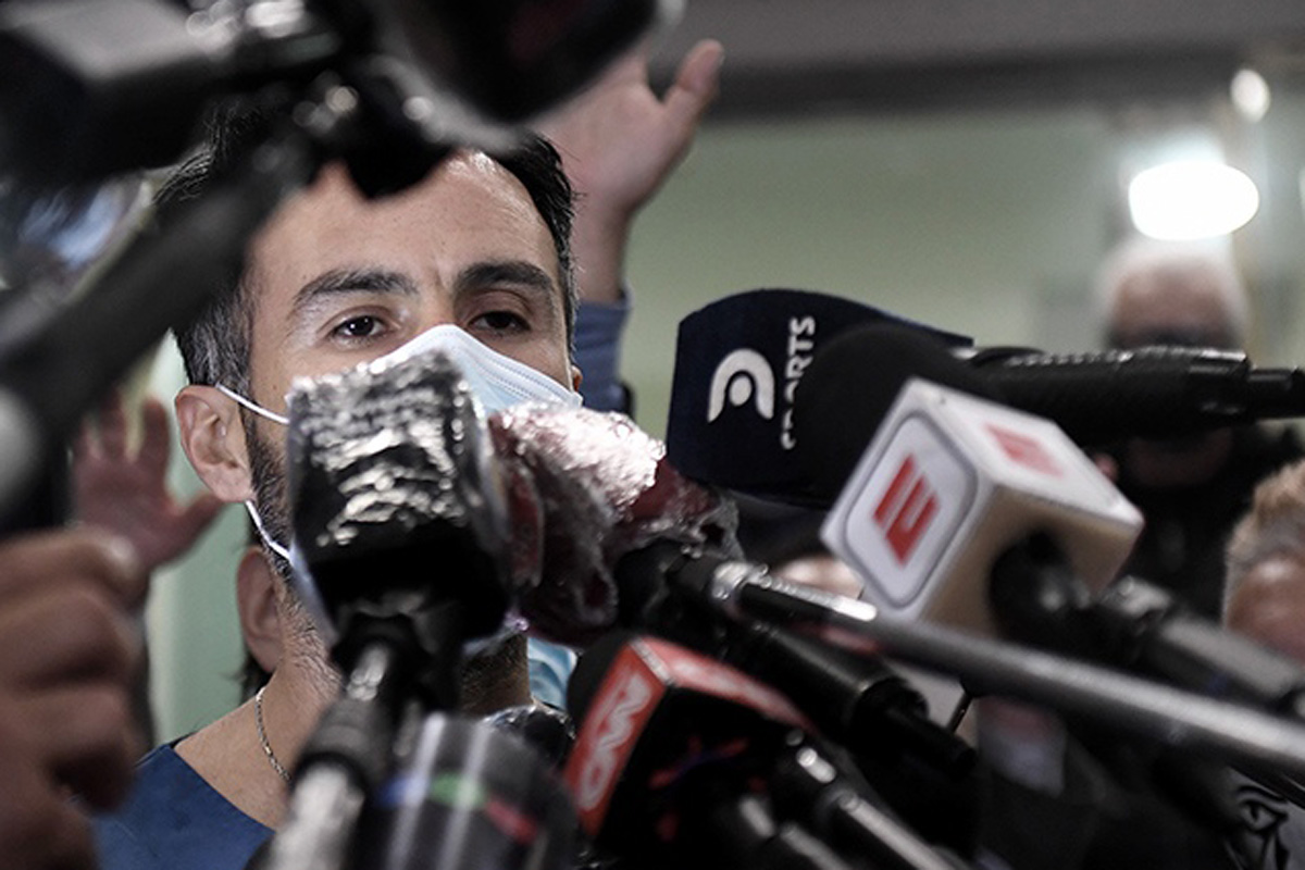 El médico de Maradona se presentó a declarar tras los allanamientos