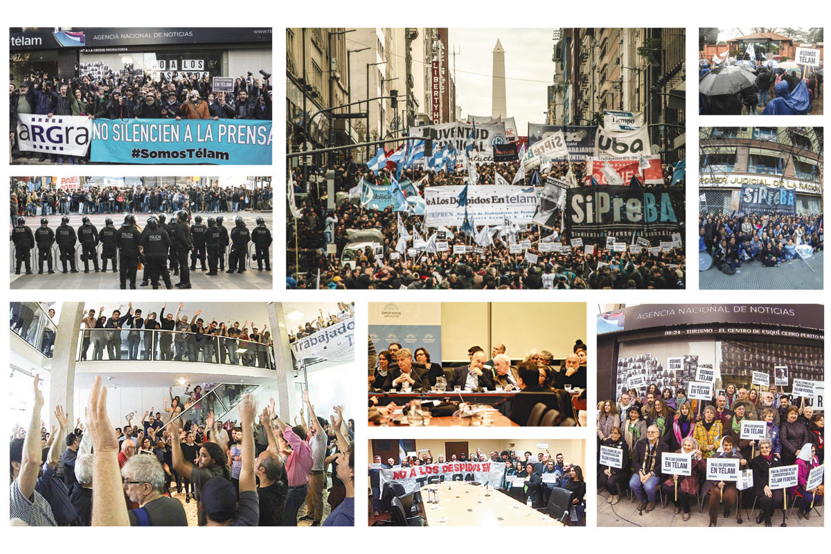 Télam: tras un mes de conflicto la única propuesta es volver a trabajar sin los 357 despedidos