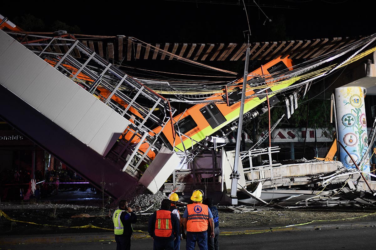 Derrumbe en el metro de Ciudad de México:23 muertos y 70 heridos