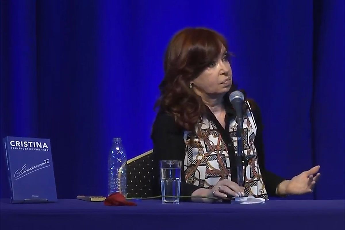 CFK: “Parece que a los presidentes ya no los eligen los pueblos”